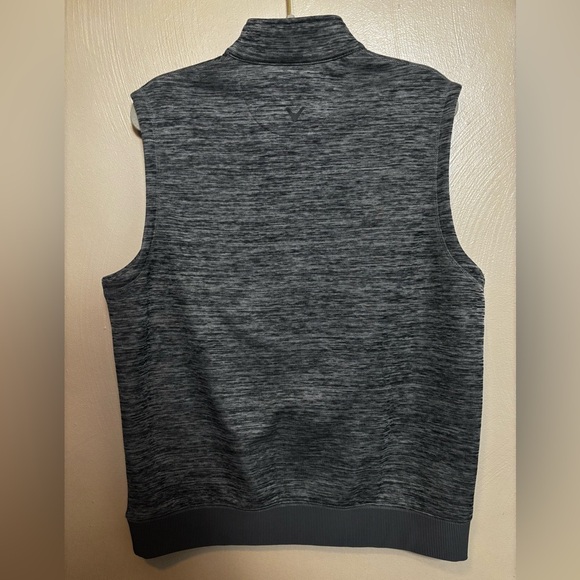 Callaway Golf Men's Weather Series Fleece Lined 1/4 Zip Vest Heathered Medium - Picture 5 of 5